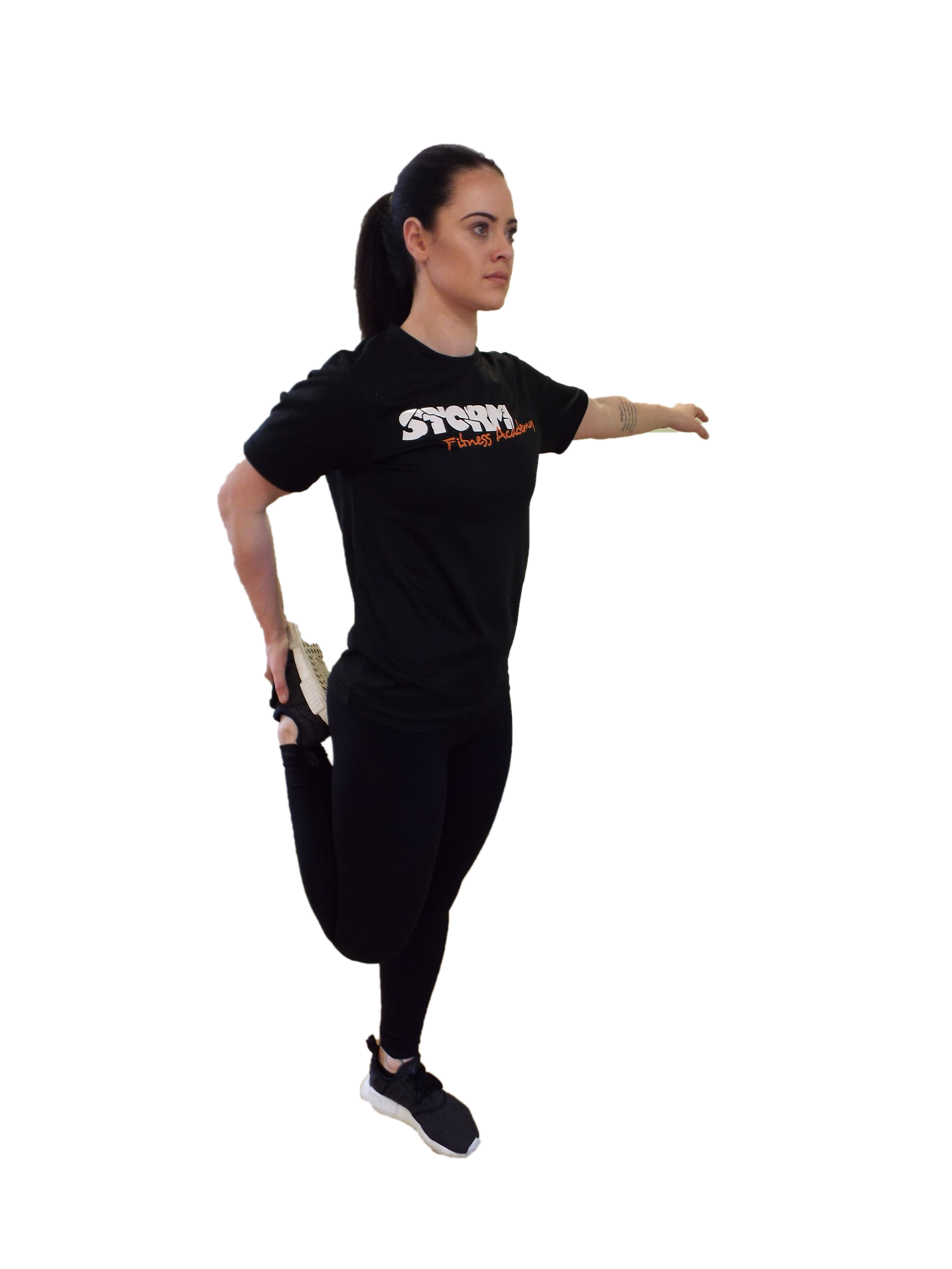 Stretch routine - Standing quadriceps
