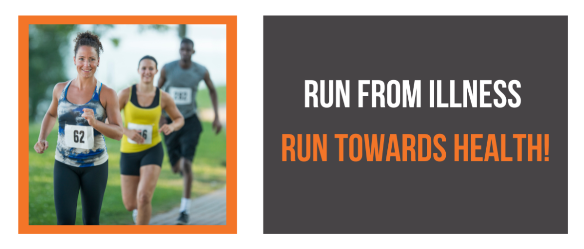 the image links to an article on The Benefits of Running