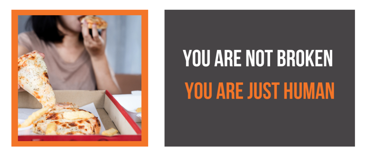 this image links to an article on binge eating